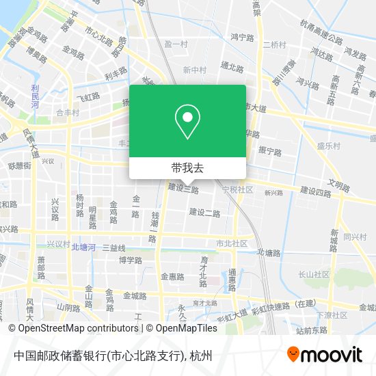 中国邮政储蓄银行(市心北路支行)地图