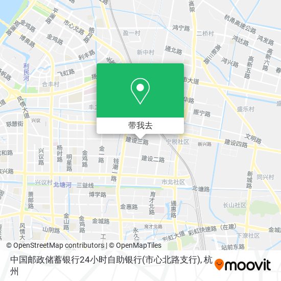 中国邮政储蓄银行24小时自助银行(市心北路支行)地图