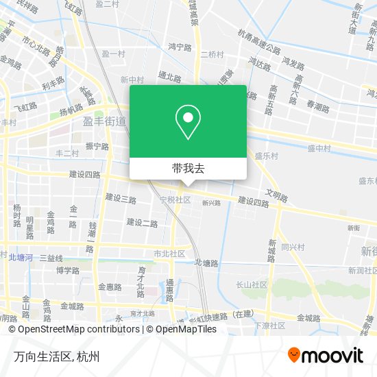 万向生活区地图