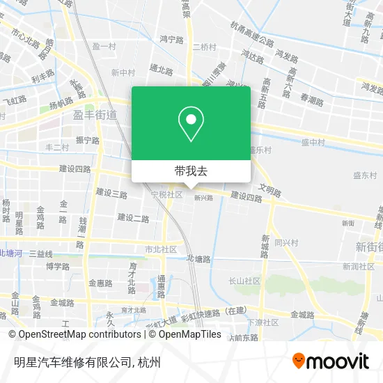 明星汽车维修有限公司地图