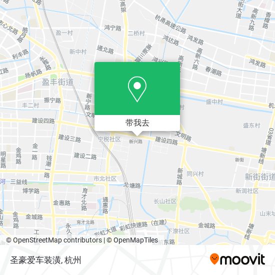 圣豪爱车装潢地图