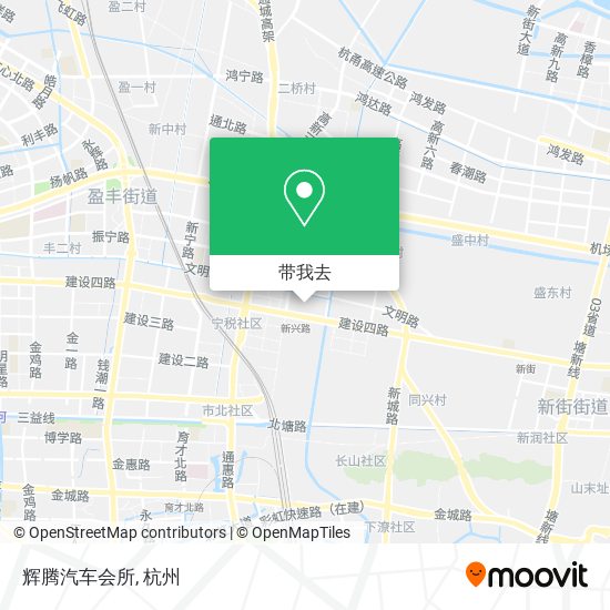 辉腾汽车会所地图