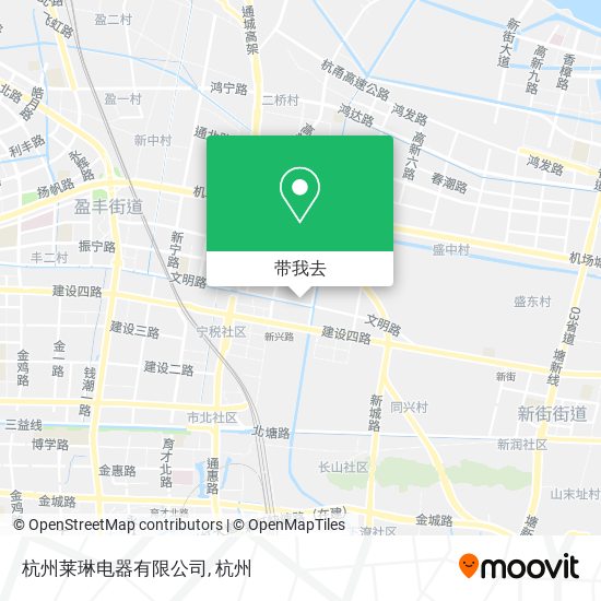 杭州莱琳电器有限公司地图