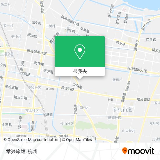 孝兴旅馆地图