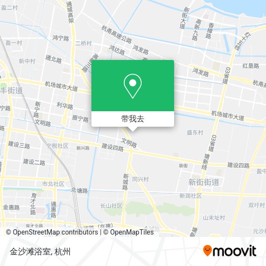 金沙滩浴室地图