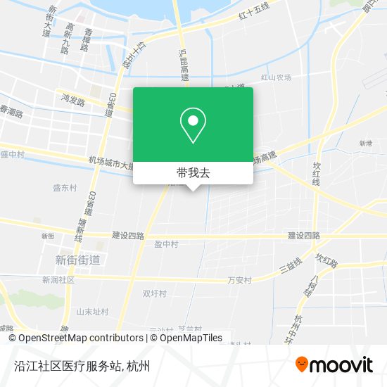 沿江社区医疗服务站地图
