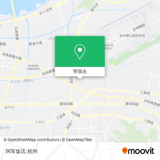 阿军饭店地图