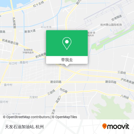 天发石油加油站地图