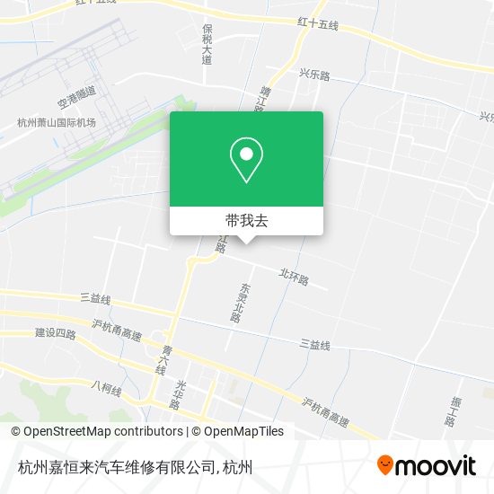 杭州嘉恒来汽车维修有限公司地图