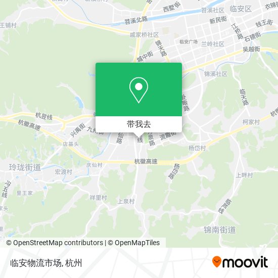 临安物流市场地图