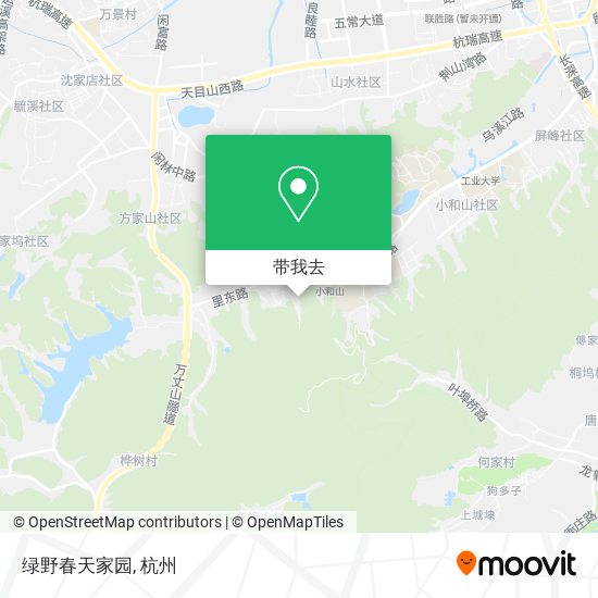 绿野春天家园地图