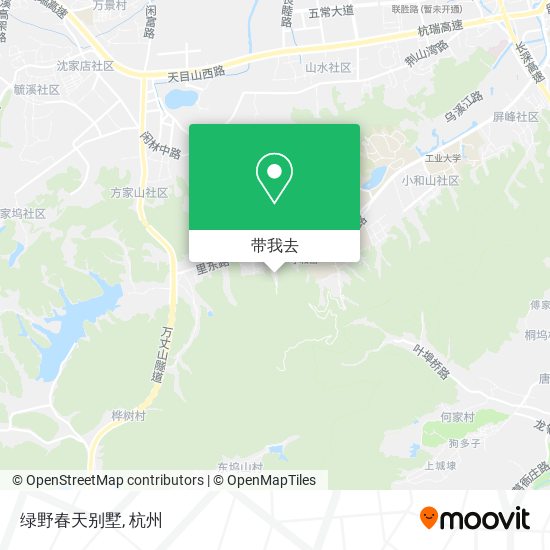 绿野春天别墅地图