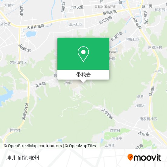 坤儿面馆地图