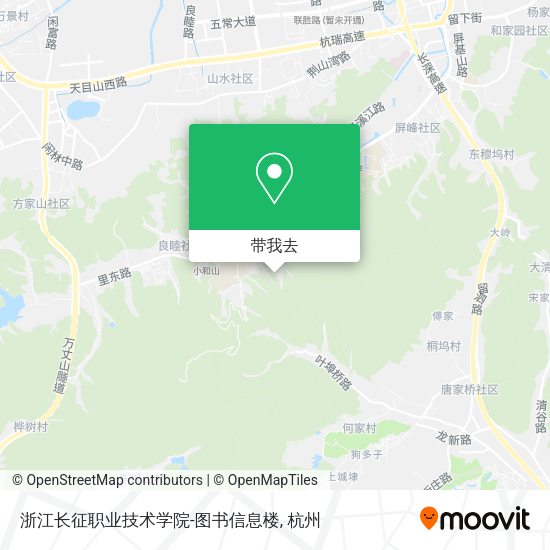 浙江长征职业技术学院-图书信息楼地图