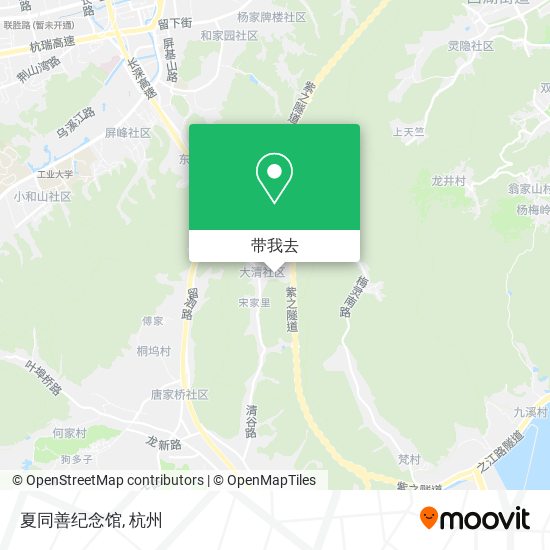 夏同善纪念馆地图