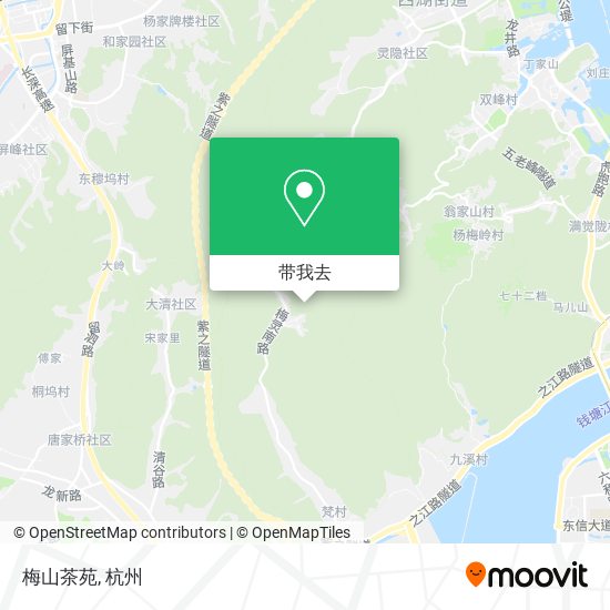 梅山茶苑地图