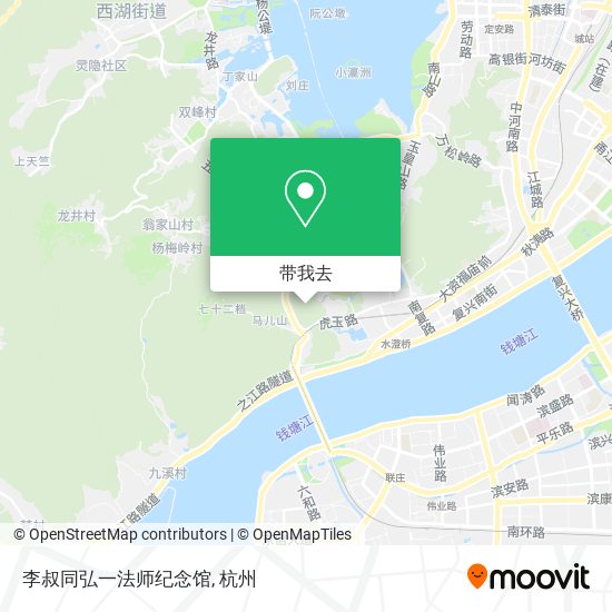李叔同弘一法师纪念馆地图