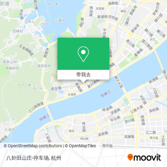 八卦田山庄-停车场地图
