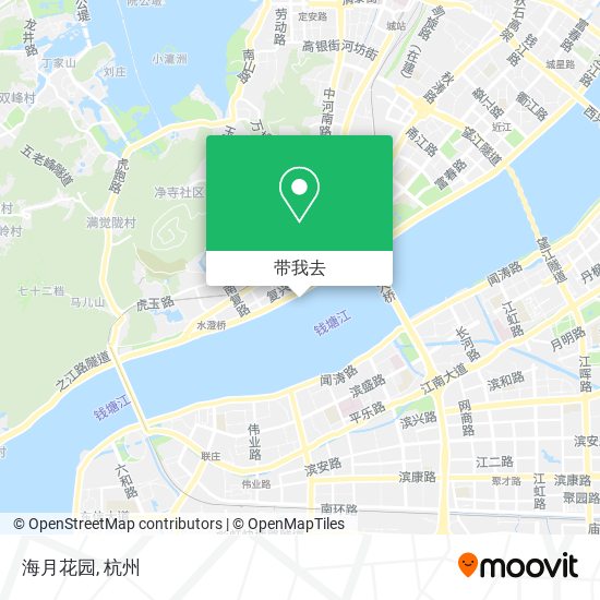 海月花园地图