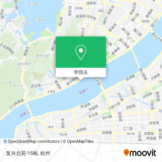 复兴北苑-15栋地图