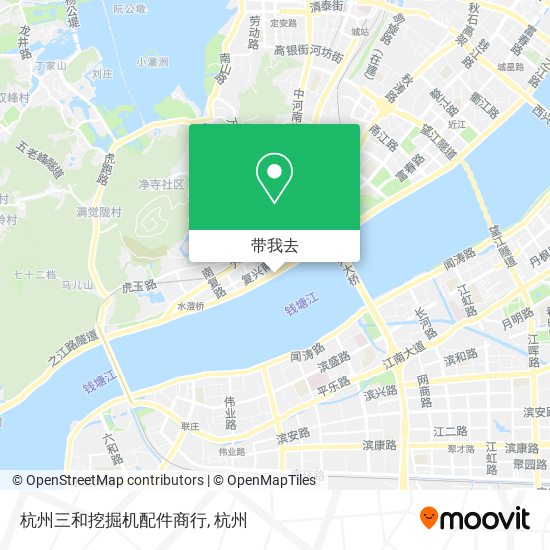 杭州三和挖掘机配件商行地图