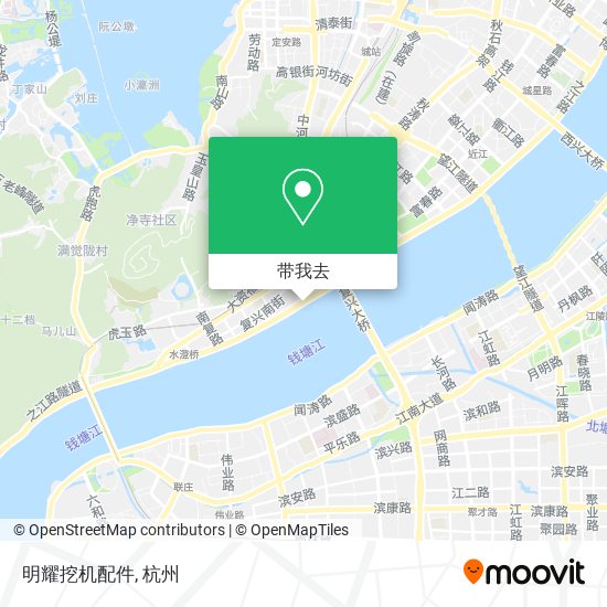 明耀挖机配件地图