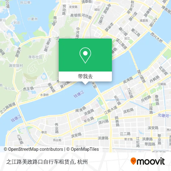 之江路美政路口自行车租赁点地图
