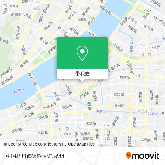 中国杭州低碳科技馆地图