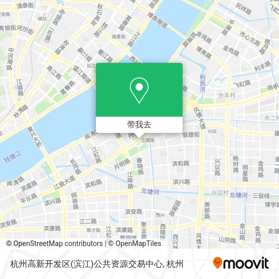 杭州高新开发区(滨江)公共资源交易中心地图