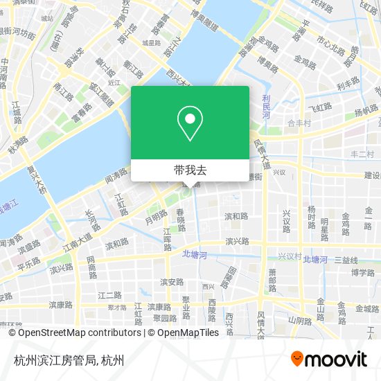 杭州滨江房管局地图