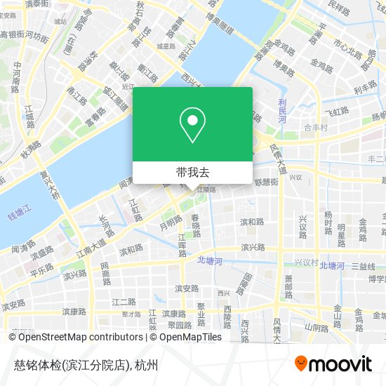 慈铭体检(滨江分院店)地图