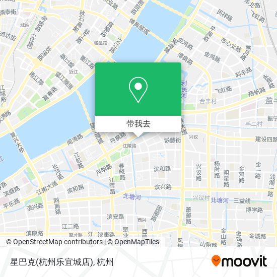星巴克(杭州乐宜城店)地图