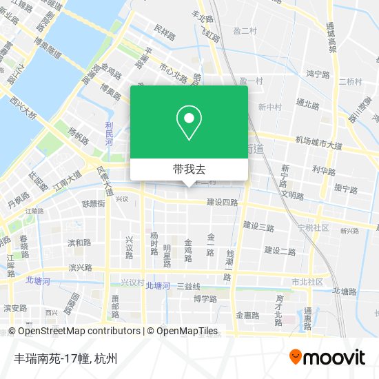 丰瑞南苑-17幢地图