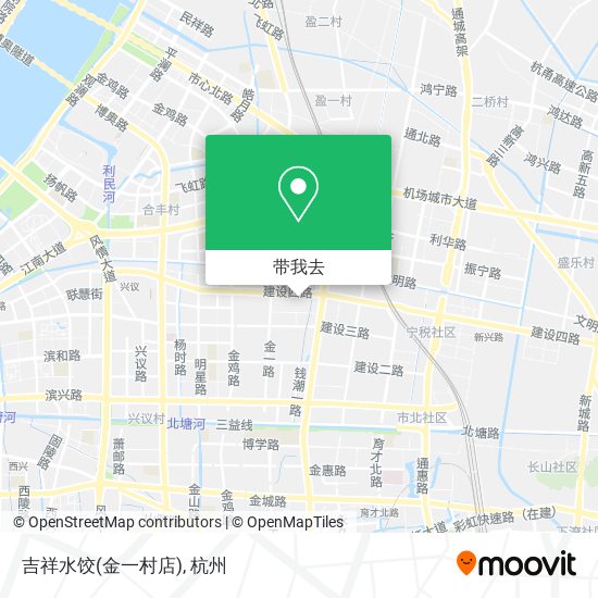 吉祥水饺(金一村店)地图