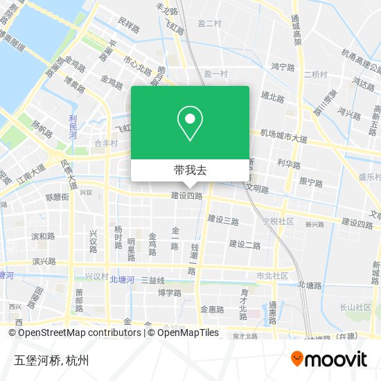 五堡河桥地图