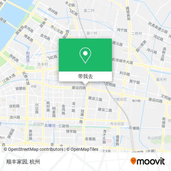 顺丰家园地图