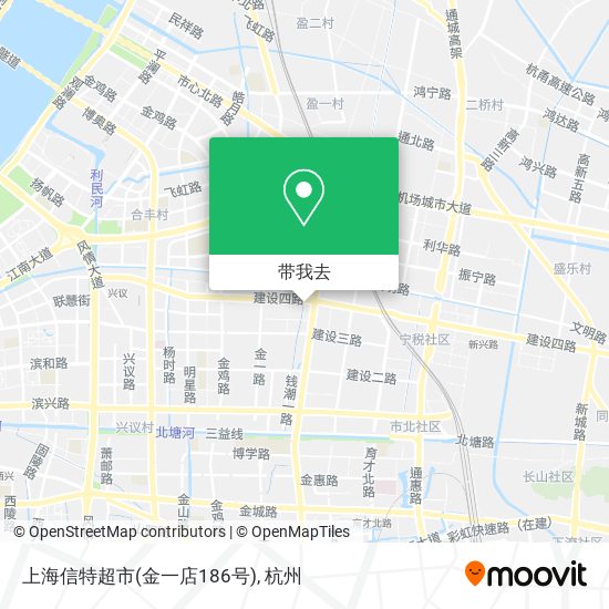 上海信特超市(金一店186号)地图