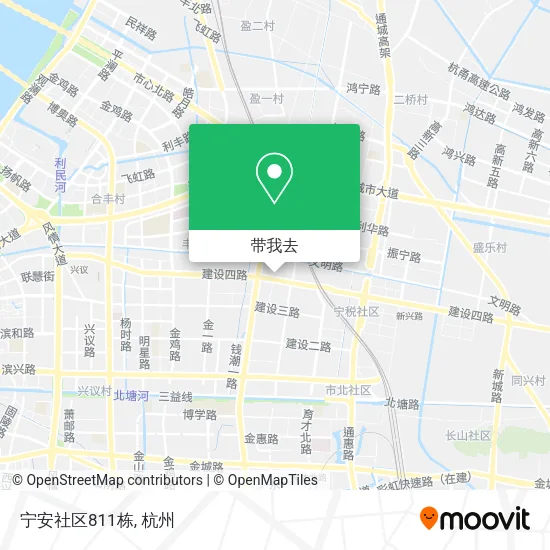 宁安社区811栋地图