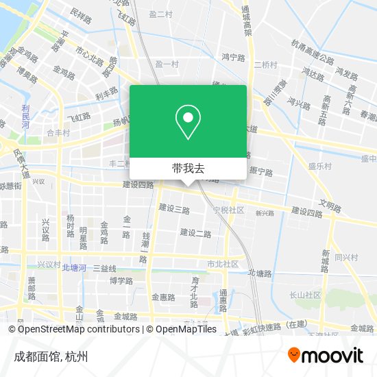 成都面馆地图