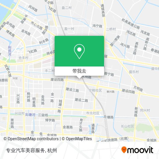 专业汽车美容服务地图