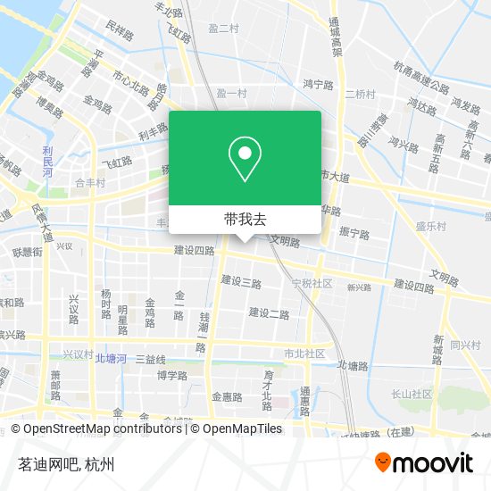 茗迪网吧地图