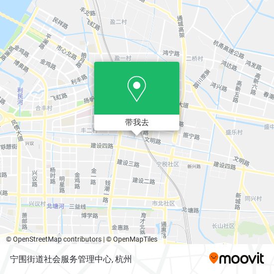 宁围街道社会服务管理中心地图