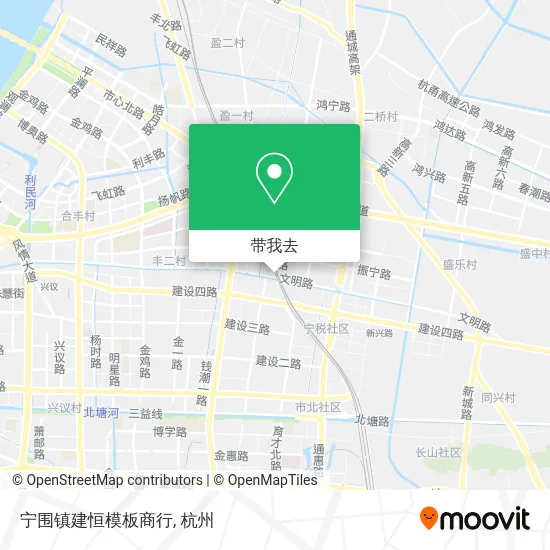 宁围镇建恒模板商行地图