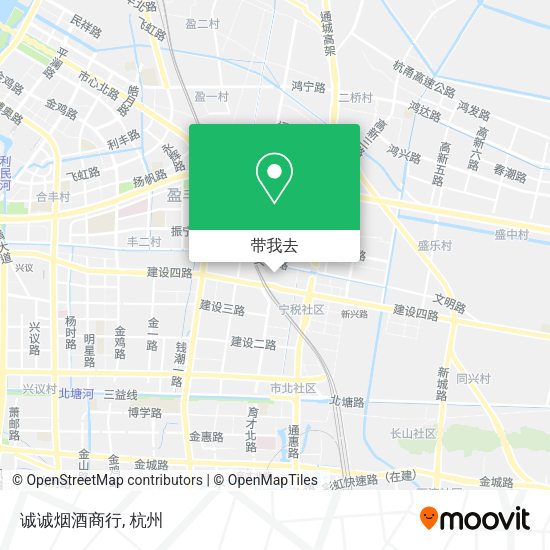 诚诚烟酒商行地图