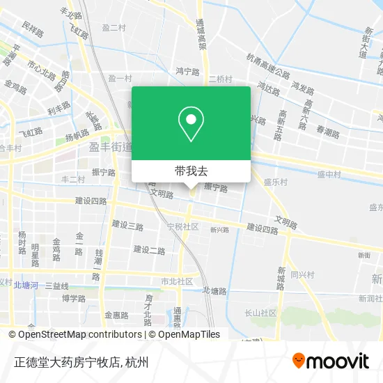 正德堂大药房宁牧店地图