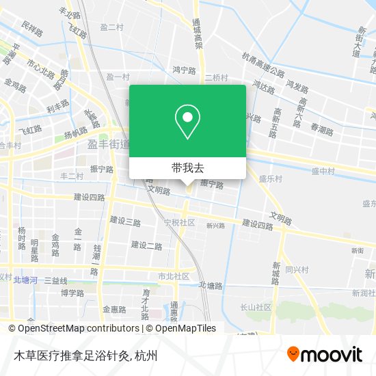 木草医疗推拿足浴针灸地图