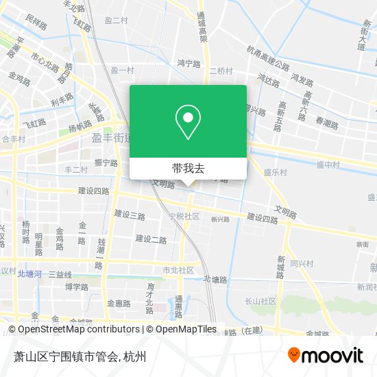 萧山区宁围镇市管会地图