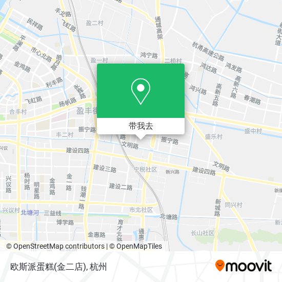 欧斯派蛋糕(金二店)地图