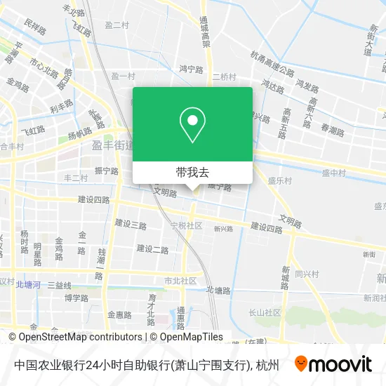 中国农业银行24小时自助银行(萧山宁围支行)地图