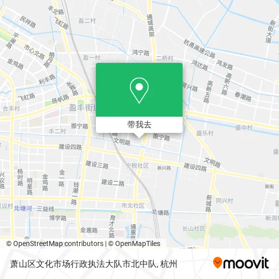萧山区文化市场行政执法大队市北中队地图